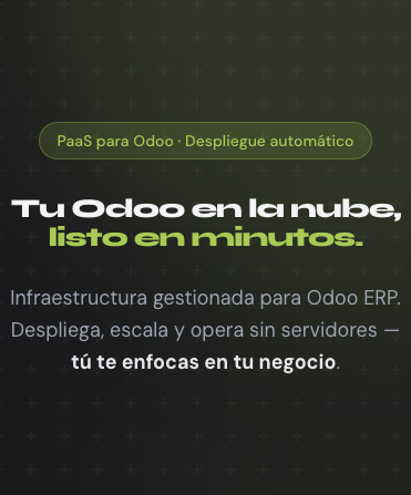 Neopod — Odoo na nuvem em minutos